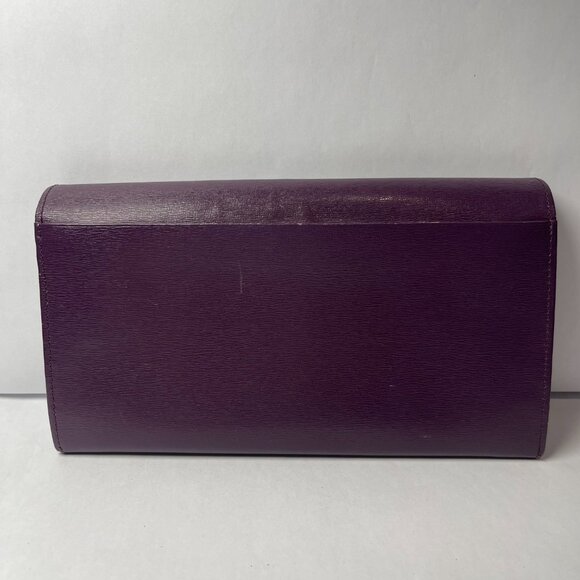 Givenchy Purple Jeweled 4G Logo Kiss Lock Long Wallet - Preowned - Picture 2 of 12